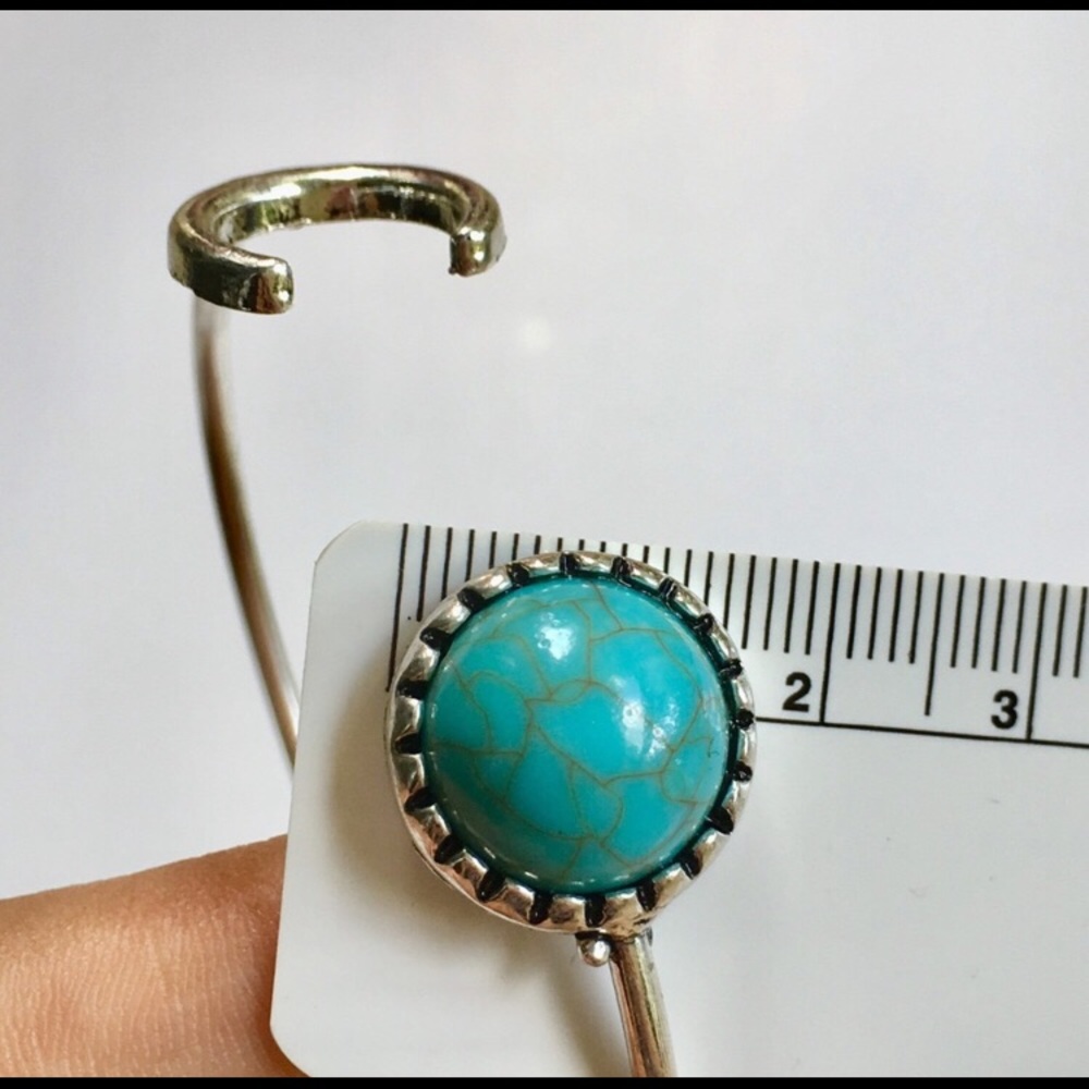 Antique Moon Bangle Adjustable Bracelet - Picture 2 of 7